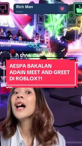 Meet and Greet Aespa di Roblox tgl 16 September 2025 gaisss #aespa #meetandgreet #roblox #kpopfyp #kpopnews 