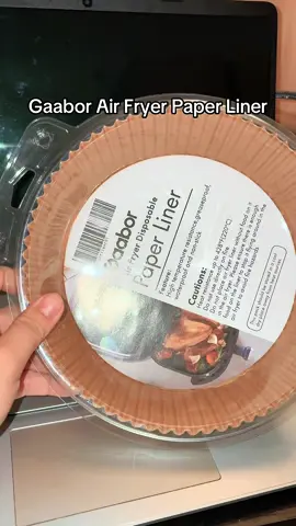 Gaabor Paper Liner 👩‍🍳 #airfryer #disposable #paperliner #nonstick #waterproof #hightemperatureresistant #greaseproofpaper #mama #cooking #nochebuena #essentials 
