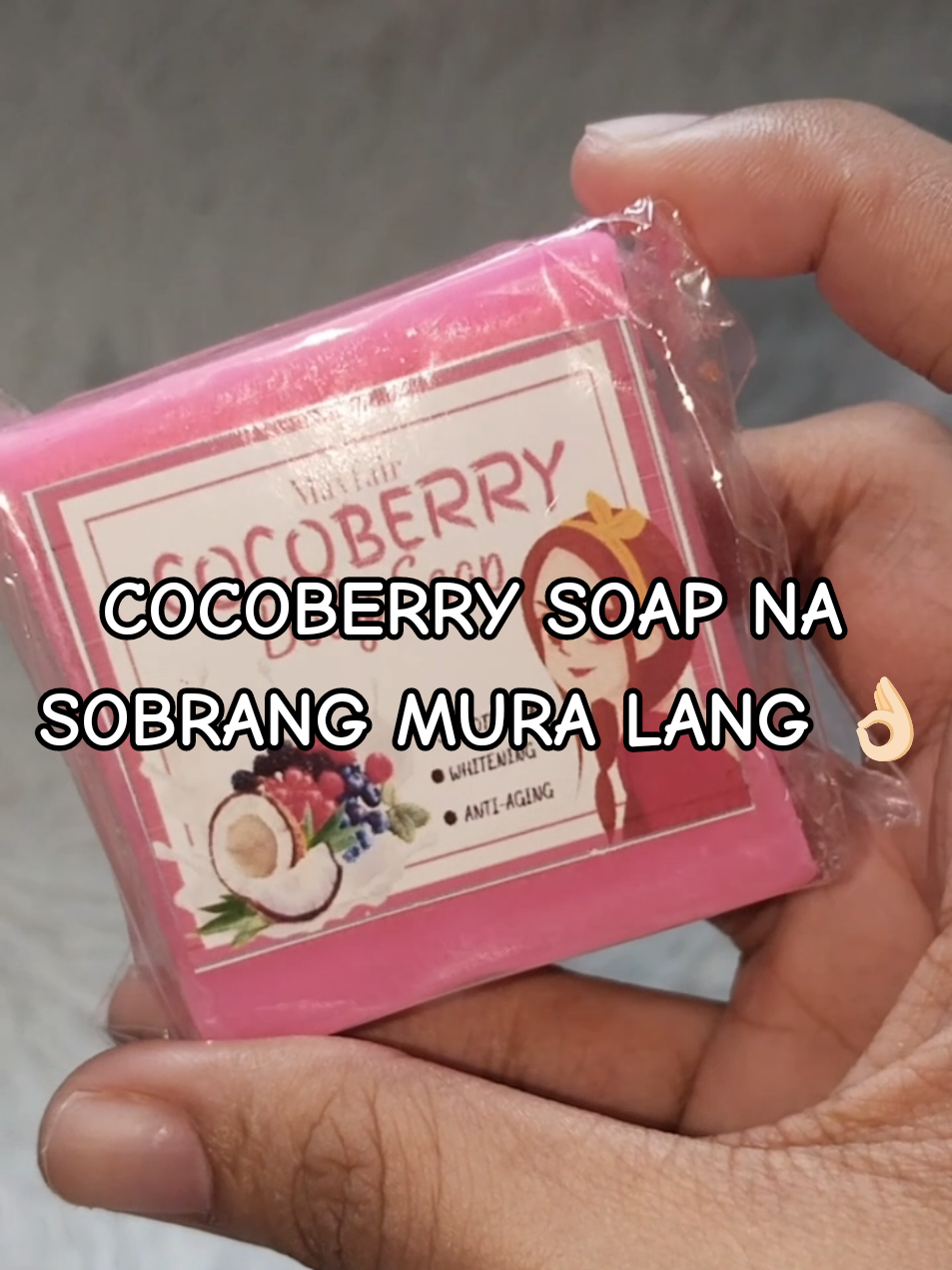 Cocoberry Essence Soap 🧼 Legit na pamasahe ko lang sa jeep yung presyo ng product na 'to!  #affiliate 