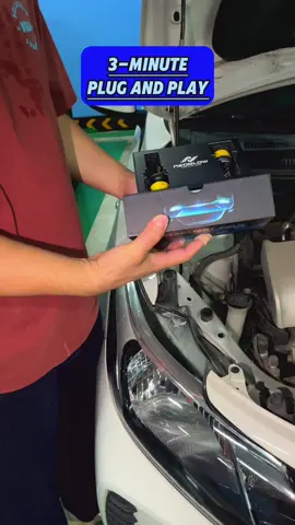 Step by Step: 260W Upgrade! 🚗✨#neoglow #carlight #led #vios #ledheadlightbulbs 