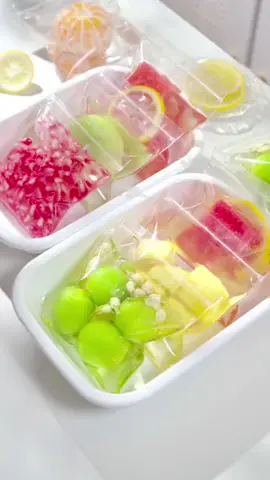 Bộ sưu tập thức uống và trái cây tươi mát lạnh 🧊 #viral #cooking #douyin 