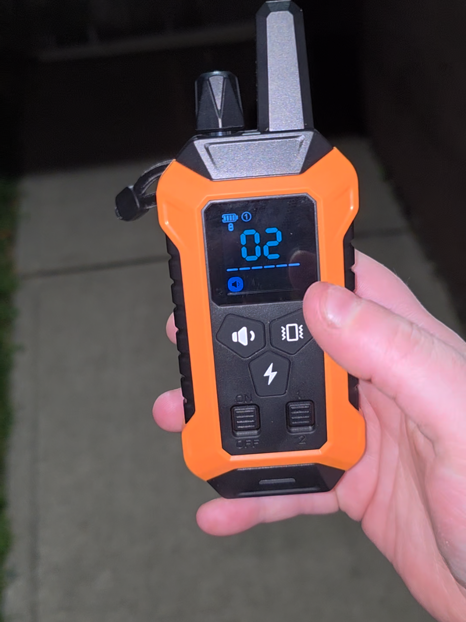 She picked up on it quick, definitely working! So glad I bought this #DogTraining #dogtrainingcollar #dogsoftiktok #lab #tiktokshop 