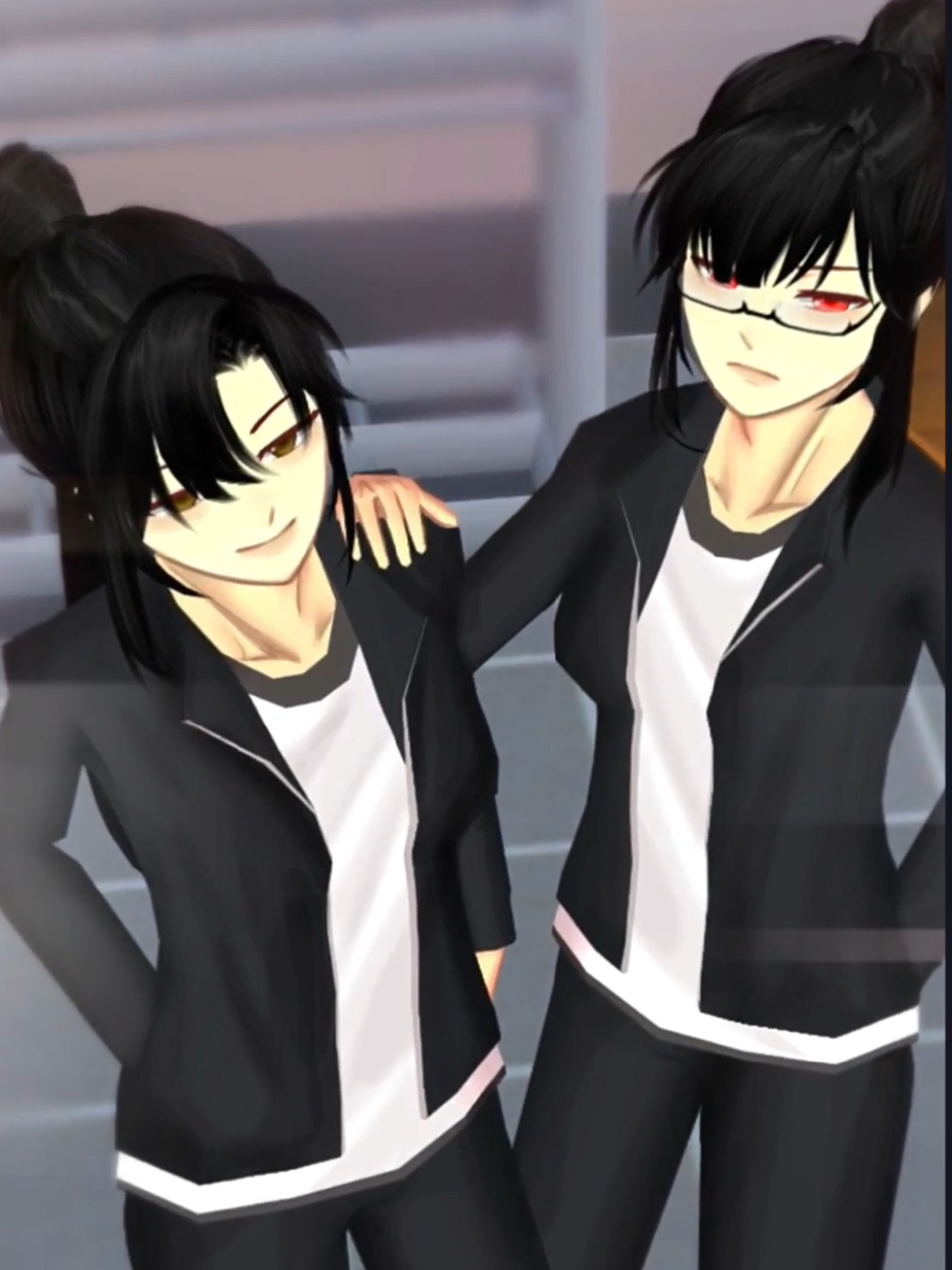 duo alpha😎 w/@billn_2  #sakuraschoolsimulator #trendsakuraschoolsimulator #collab #alpha #fyp 