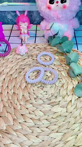 Set 4c dây chun buộc tóc lò xo #daybuoctoc #phukientoc #xh @Lynn nè 🌸 