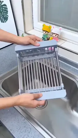 Rổ rút inox đa năng gác bồn rửa bát #rogacbonruachen #giadungthongminh #giadungtienich #xuhuong #trending 