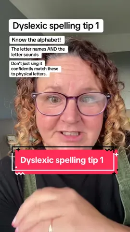 Creating a series to help dyslexics spell!  dyslexic spelling tip one !  Know the alphabet  Don’t just sing it physically match the letters to the sound you’re saying . confidently know the difference between letter names and letter sounds 