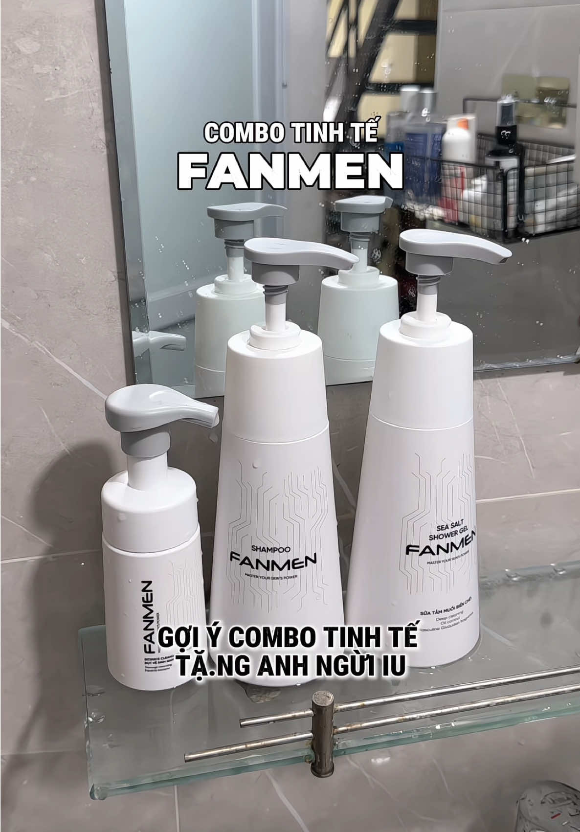Chọn 🎁 cho anh ny ko khó 🙆‍♀️ combo tinh tế dành tặ.ng người ấy nè 🎀 #fanmenvietnam #comboquatang #daugoinam #suatamnam #minnriviu 