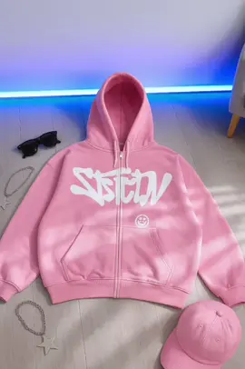 Rekomendasi Hoodie Satisfaction Zipper Boxy Adem Tebal 330GSM Pink🛒 #hoodie #hoodiezipper #hoodieboxy #outfit #foryou 