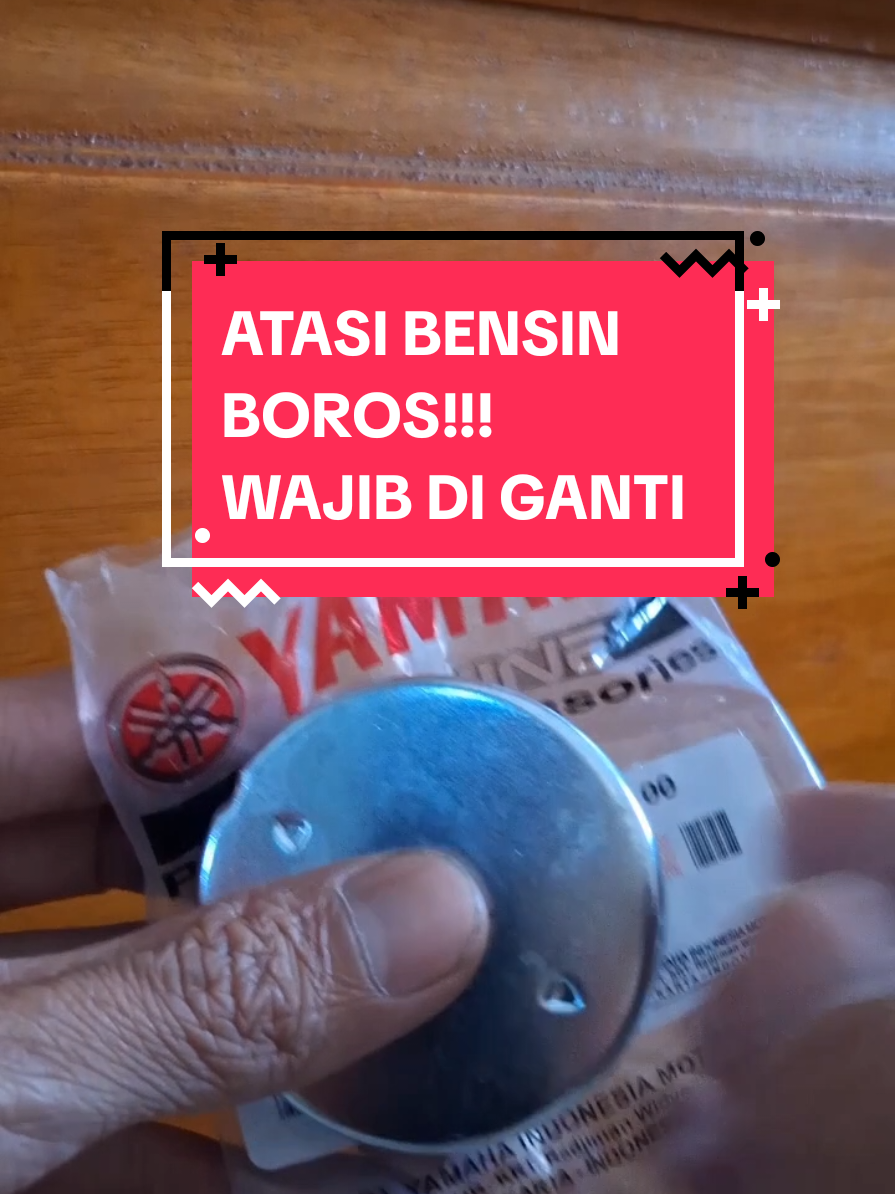 Bensin Cepat Habis!!! Siapa tau menguap, tutup karetnya udah gak rapat! #tutuptangkimio #tutupbensin #tutuptanki #sparepartmotor  #yamahamio 