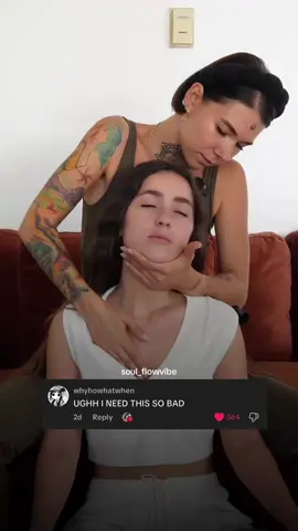 She finally found a peace 🤍 #soultouch #myofascialrelease #fyp #safespace #healing 