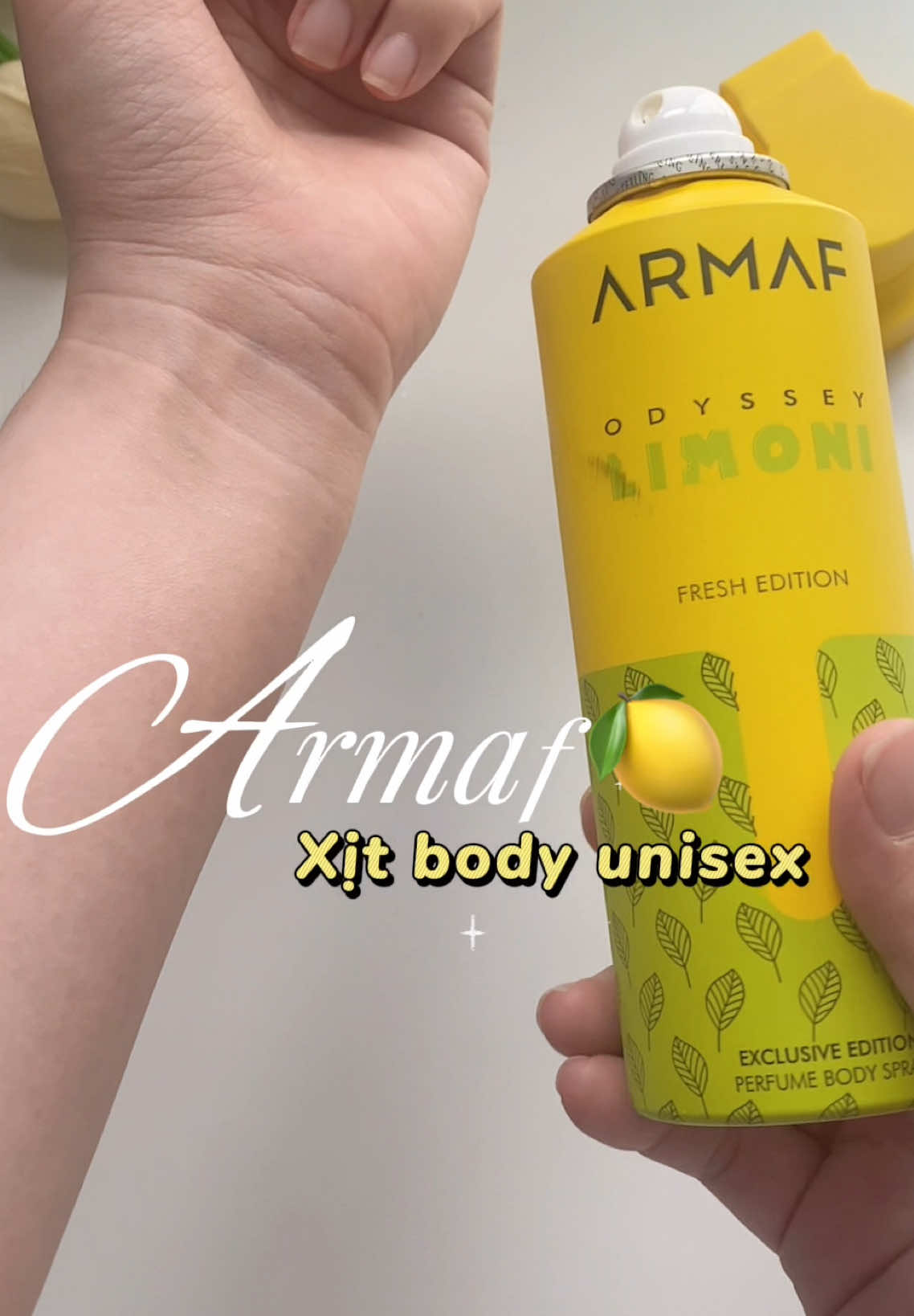 Hương thơm tươi mát siu thích luôn #xitthombody #armaf #xitbodyluuhuong #unisex 