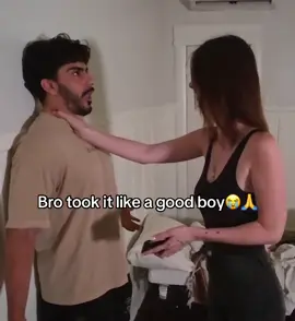 Bro took it like a good boy😭🙏 #fyp #rawdogmoon #morgan #couple #rizz 