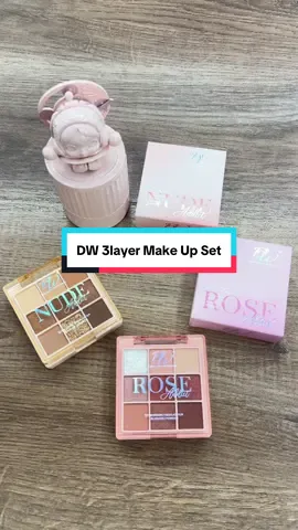 DW 3Layers Powder Make Up set Eyeshadow Face Powder Blusher#dwcosmetics 