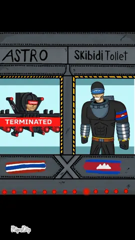 ASTRO ថៃ វ៉ៃជាមួយ Skibidi toliet man ខ្មែរ(ថៃនឹងខ្មែរ)