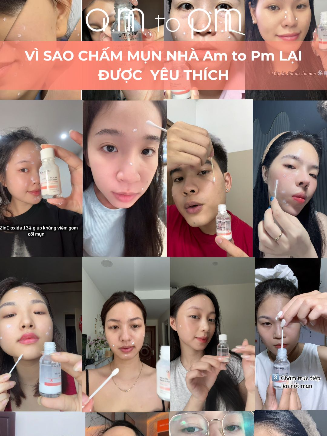 Vì sao chấm mụn  nhà Am to Pm lại được nhiều khác hàng yêu thích và tin tưởng sử dụng#amtopmvn #amtopmvietnam #chammunamtopm #chammunamtopmchammun2lop #chammun