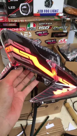 nih verisi yg standby merah kedip putih #stoplamp #lazy #kzr #kzr125old #customstoplamp 