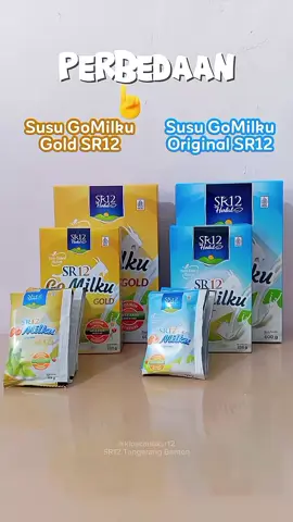 JANGAN LUPA DI SAVE YAH 😉 PERBEDAAN Susu GoMilku Original & Gold SR12 #sr12herbalskincare #fyppppppppppppppppppppppp #susukambingetawa #susugomilkusr12 