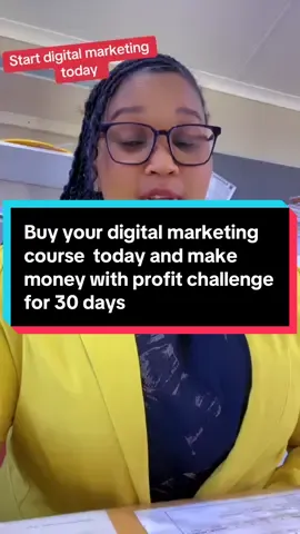 Start your digital journey with our 30 day profit challenge #digitalmarketing #sidehustlesecrets #creatorsearchinsights2025 #learn #sama28 