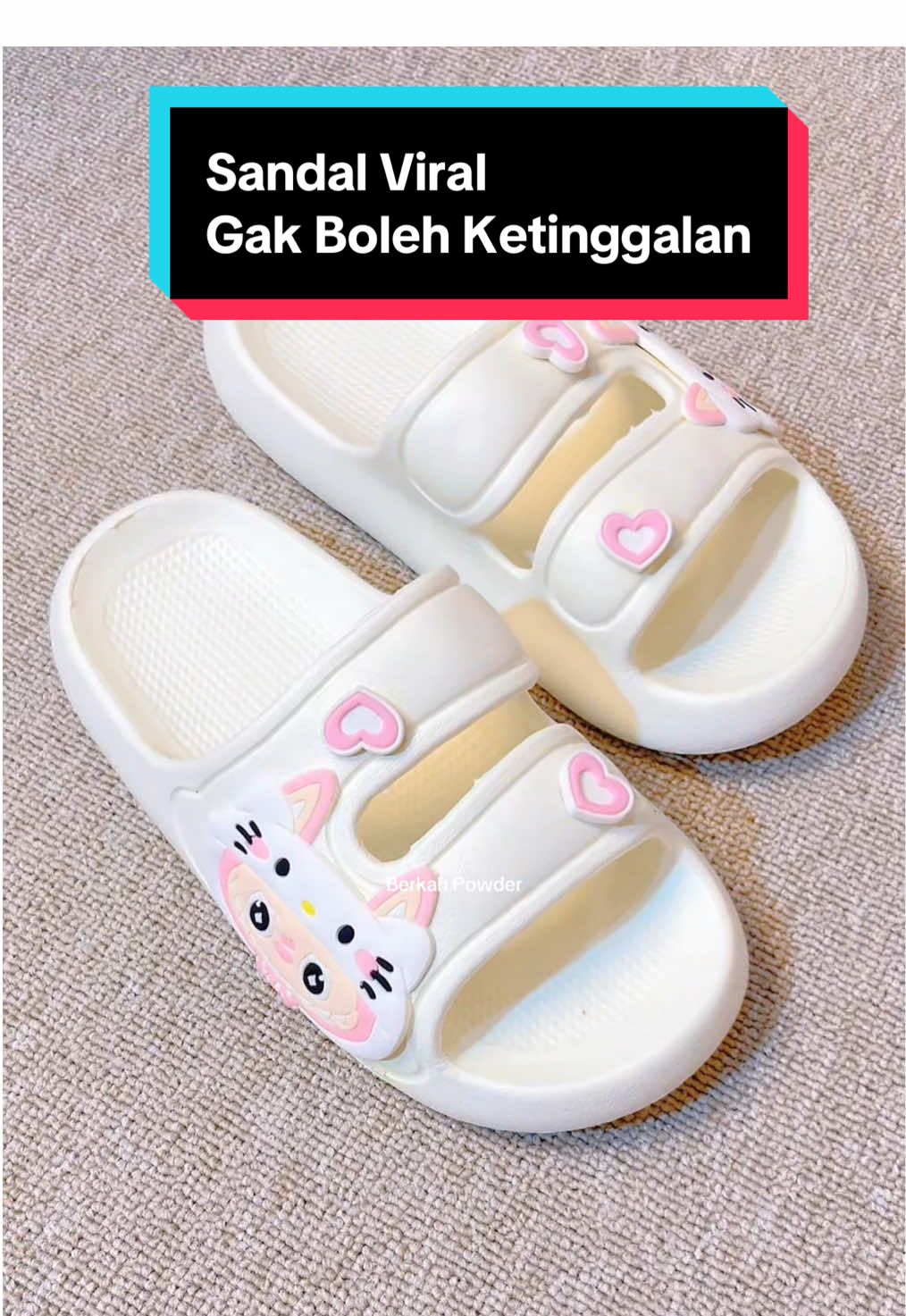 Sandal selop anak perempuan viral kekinian ada gambar karakter labubu lucu. #sandalanak #sandalslopanak #sandalmurah #sandalanakmurah #sandallabubu 