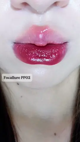 #lolimeo swatch son Focallure PP02 - Đỏ hồng đất siu xinh, tint siu lì luôn !! 🍓✨ #beauty #focallure #goclamdep #reviewson 