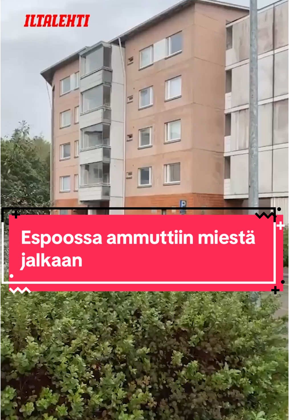 Yhtä miestä ammuttiin jalkaan kerrostalon edustalla Espoon Ymmerstassa varhain maanantaiaamuna. Asiaa tutkitaan tapon yrityksenä. #iltalehti #uutiset #uutinen 