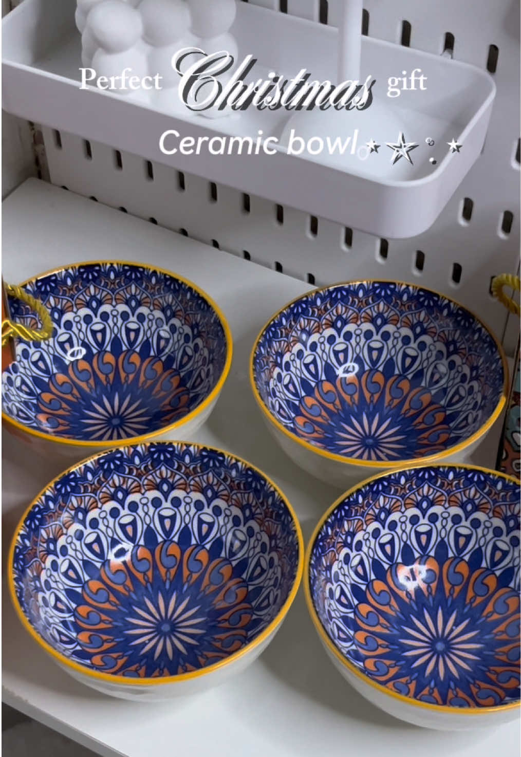 Perfect Christmas gift ⋆⭒˚.⋆ Meron ding set mga mii click nyo lang sa yellow basket para makapili kayo 🤍 #bowl #ceramicbowl #homefinds #kitchen #fypシ 