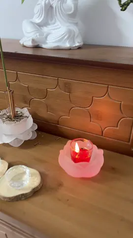 Chân đế đựng nến bằng thuỷ tinh lưu ly đây ạ #chandencay #dedungdencay #dothocung 