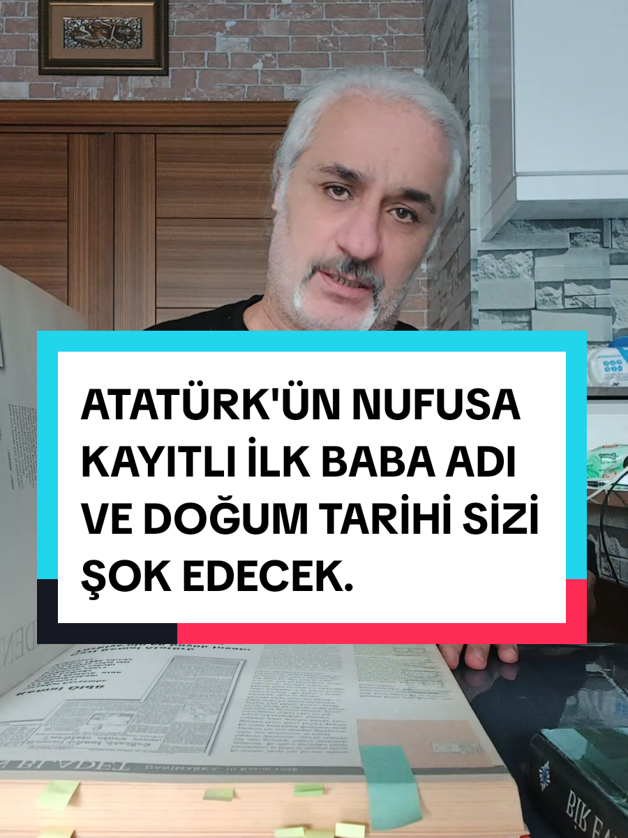 ATATÜRK'ÜN NUFUSA KAYITLI ILK BABA ADI. #kadirmısıroğlu #abdulhamidhan #antikemalistim #vahideddinhan 