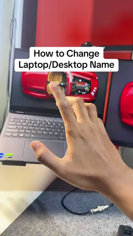 how to change pc name #fyp #techtok #techtips #rapidtips #setup 