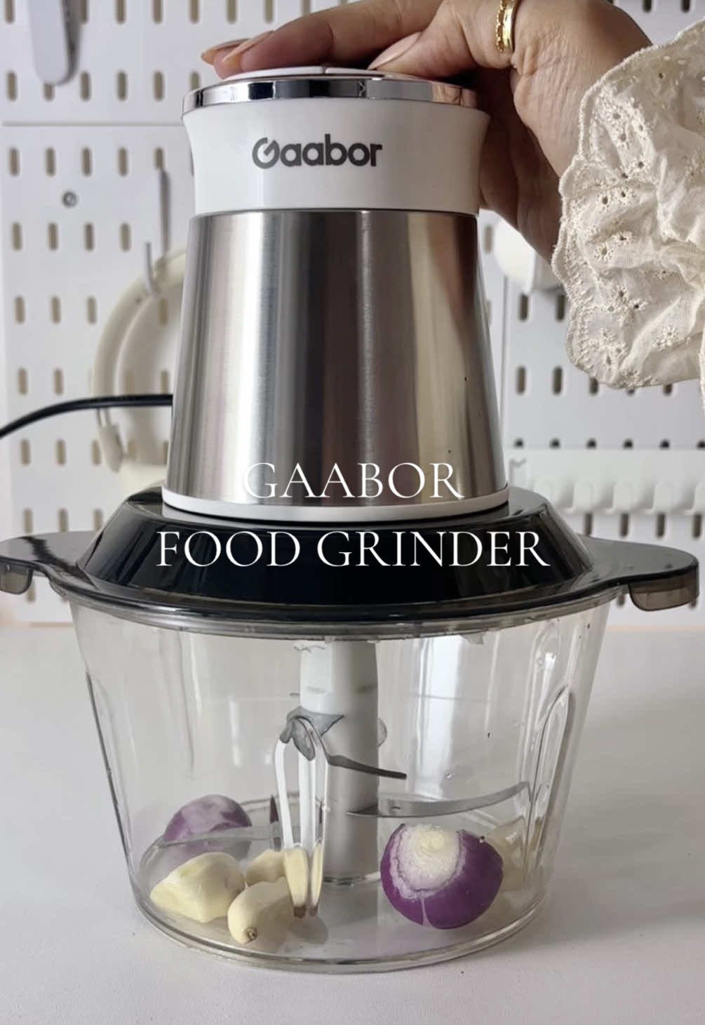 Gaabor electric food chopper grinder @gaaborph #gaabor #kitchenfinds #foodchopper #foodgrinder #kitchenware 