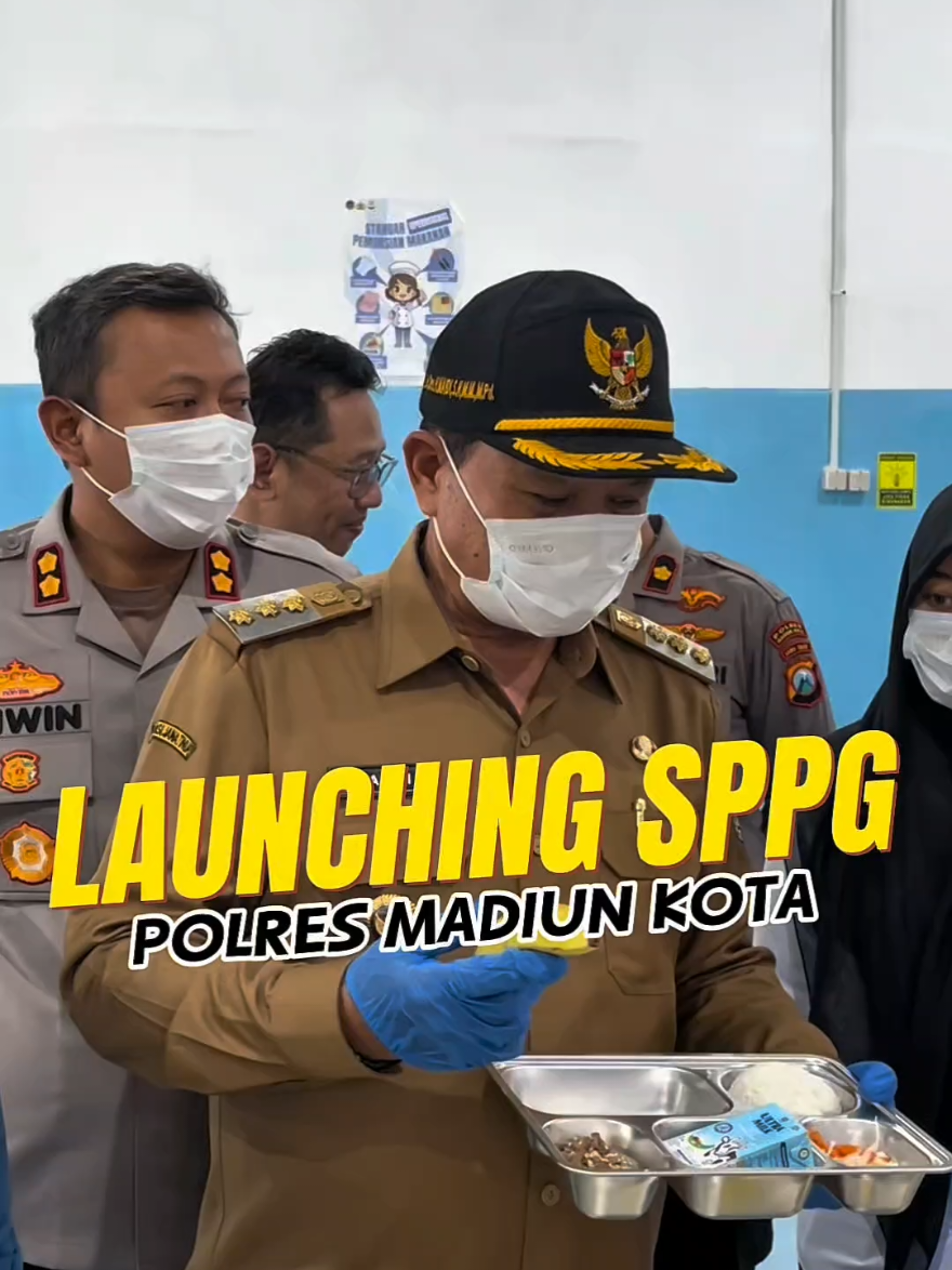 Launching SPPG (Satuan Pelayanan Pemenuhan Gizi) Polres Madiun Kota resmi diluncurkan 🎉🎊 Mari kita dukung program ini untuk memberikan pelayanan gizi yang terbaik bagi masyarakat ☺️