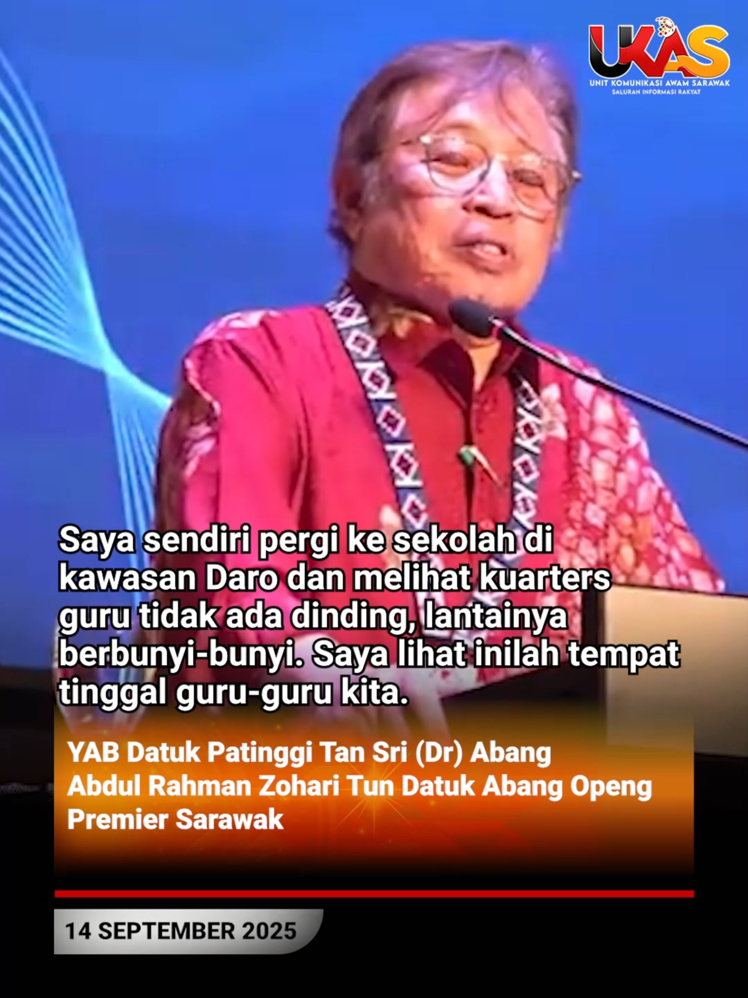 Inisiatif Pembiayaan Terlebih Dahulu Pastikan Infrastruktur Kondusif Untuk Guru & Pelajar #UKASnews #SaluranInformasiRakyat #SarawakMajuMakmur
