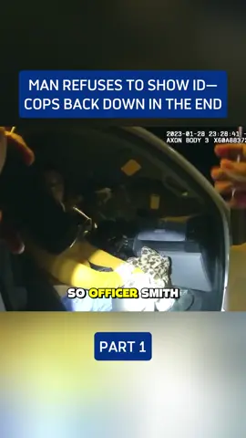 Man Refuses to Show ID—Cops Back Down in the End#copsoftiktok #cops #bodycam #1 