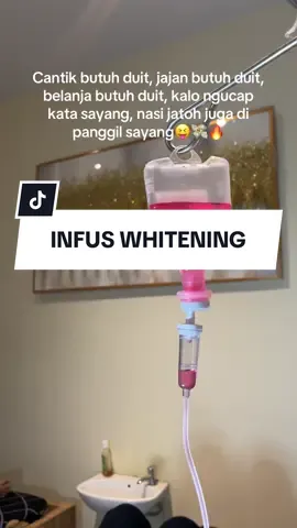 Semua duit💸💸 #infuswhitening #infus #fypシ #infusvitamin #perawatankulit 