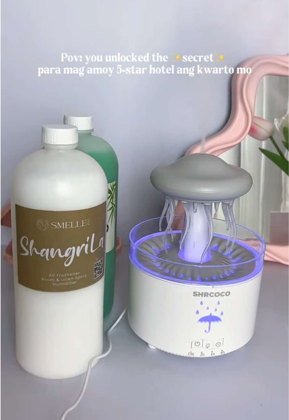 Replying to @Jhakoy12 sobrang bangoooo #airdiffuser #roomscent #airhumidifier #mabango #essentialoils 