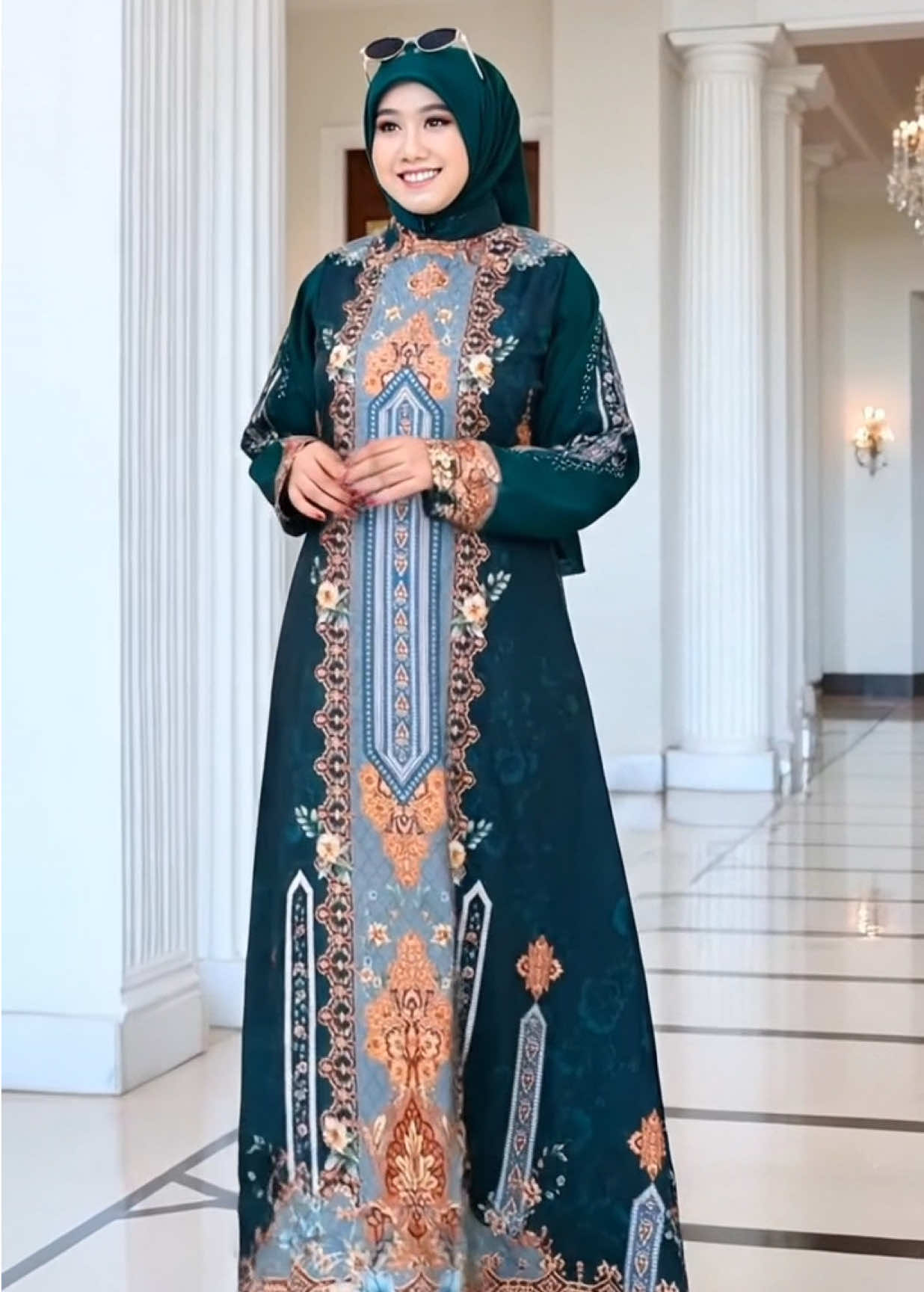 Ghaniya Dress Viral Simple Elegan Mewah #ootdhijabstyle  #ootdfashion  #gamisviral  #tiktokviral  #fyp 