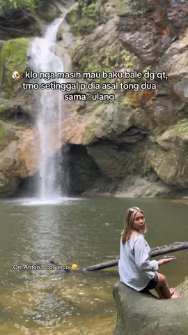 Seketika qt lupa cara mba baca😭😭🤣 #halmaheratengah #fritu #airterjun 