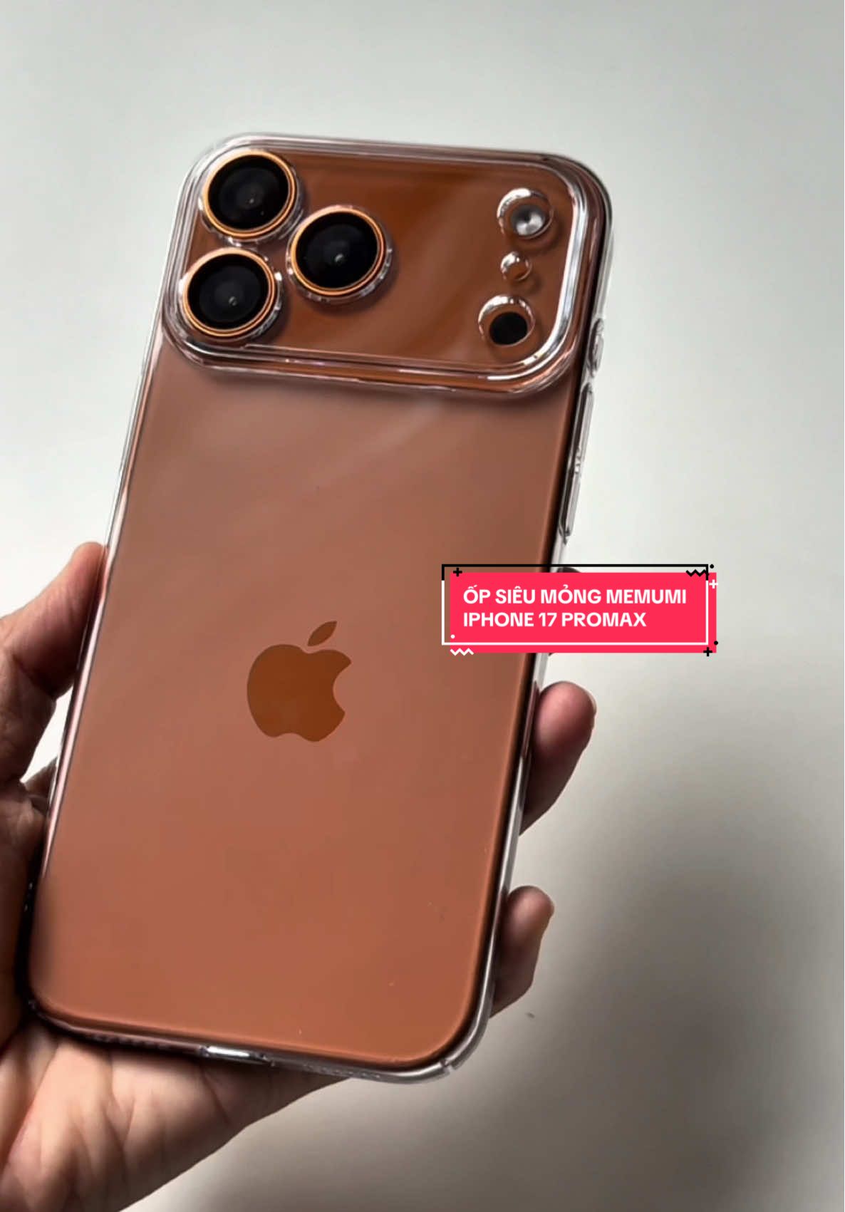 Ốp trong suốt nhựa cứng #memumi siêu mỏng #superslim #cloverb #oplungip #iphone17promax