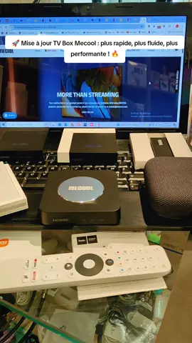 🚀 Mise à jour TV Box Mecool : plus rapide, plus fluide, plus performante ! 🔥 Découvrez la nouvelle mise à jour des TV Box Mecool qui rend votre expérience encore plus fluide et rapide ! 🎉 👉 Performances améliorées 👉 Interface plus moderne 👉 Compatibilité élargie avec les applications de streaming 👉 Correction de bugs pour une utilisation sans coupures Avec cette mise à jour, profitez de vos films, séries et matchs en qualité 4K sans interruption. Votre Mecool devient encore plus puissant et pratique ! 💯 #Mecool #TVBox #MiseAJour #Streaming #AndroidTV         