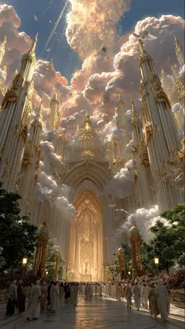 Walking Into the Gates of Eternity ✨🕊 #heaven #angel #amen #dream #fyp 