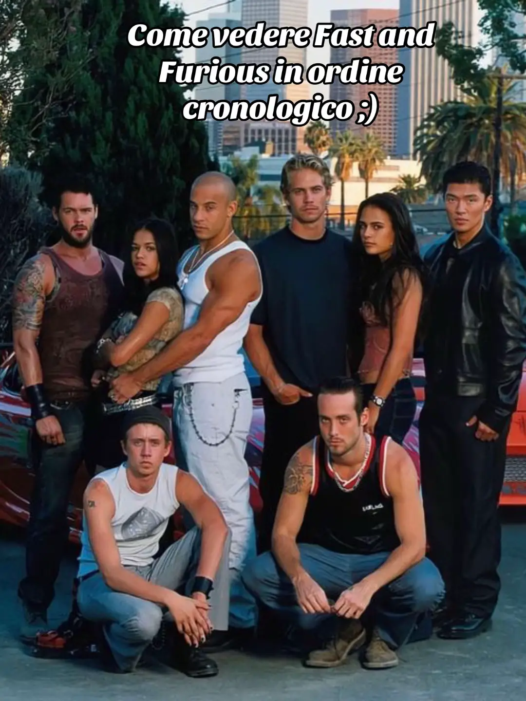 Ecco come vedere tutti i film nel giusto ordine cronologico degli eventi😎🍿🔥 #andiamoneiperte #fastandfurious #vindiesel #rideordie #paulwalker 