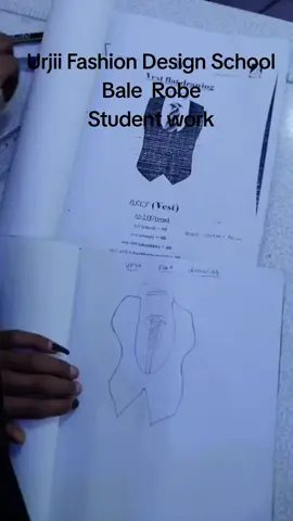 Urjii Fashion design school balerobe  #fashion #design #school #viralvideotiktok #ethopiantiktok 