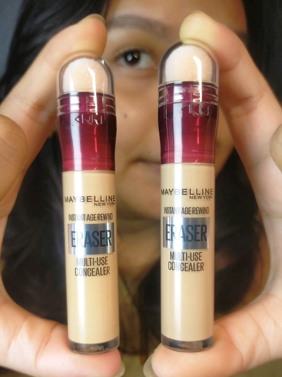 Say goodbye to dark circles & hello to instant fresh eyes! Using my OG concealer, Maybelline's Instant Age Rewind Eraser, I get that wide-awake look in just a few swipes—lightweight, buildable, super easy to blend and available in 9 shades! A true everyday essential! @maybelline_ph  #maybelline #maybellineph #maybeitsinstanteraser #instanteraserph #makeup 