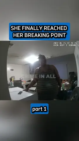 She finally reached her breaking point.#cops #bodycam #fyb #police