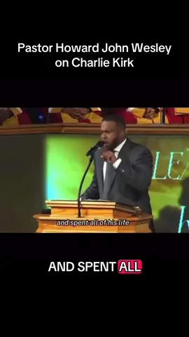 If there was one powerful sermon you need to hear today on Monday morning. Let it be this one from pastor Howard John Wesley. This is precisely how I feel on charlie Kirk and how shameful it is to see the the response from the general public. White washing his legacy.  How you die does not redeem how you lived. #FYP #christian #liberal #democrat #progressive