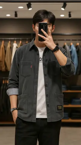 Tamp-X Jaket Pria Corduroy Boxy casual jaket model korea #bagusbanget #kerenbanget #monday #4u 