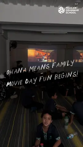 Ohana means family’ — and today, our Year 2 to 4 students shared laughter, snacks, and heartwarming  moments during Movie Day with Lilo & Stitch! 🎬🍿💙 A perfect break filled with friendship, fun, and a little island magic!  #MovieDayMagic #LiloAndStitch #SchoolIsOhana #PelicanGrammarSchool #PGS