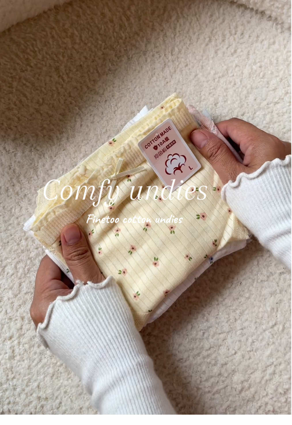 #cottonpanty #finetoo #cottonunderwears #tiktokshop 