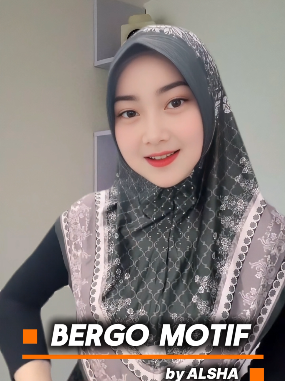 hijab bergo motif pet busa #hijabstyle #HIJAB #fypシ゚ #ootdhijab #fypdong 