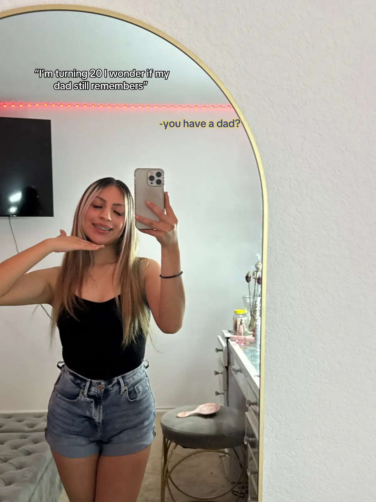 dude I’m sobbing, probably one of my saddest birthdays I always imagined growing up next to my dad but he made some bad choices and now he has to pay for them but not only is HE paying for it but WE  are too I grew up w no father love w none of that and I had to go through things I didn’t have to just because I didn’t have him in the picture, I had to become an adult before I actually was one just to help my mom push through it w my siblings. I always wondered what type of family we would’ve been if you would’ve never done what u did. 